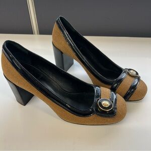 TORY BURCH Tweed Pierson Heels - Size 6M